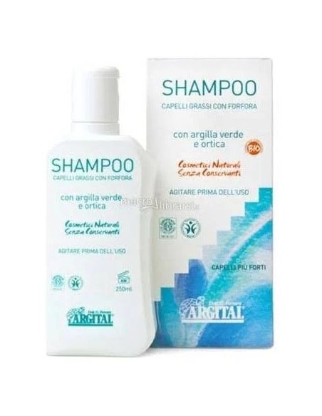 Champú arcilla romero y ortiga cabello graso 250 ml Argital