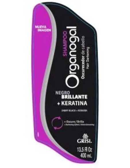 Champú organogal oscurecedor de cabello 400 ml Grisi