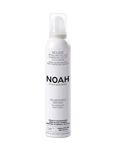 Mousse modelador con aceite almendras dulces 250 ml Noah