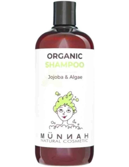 Bio champú jojoba y algas 500 ml Munnah