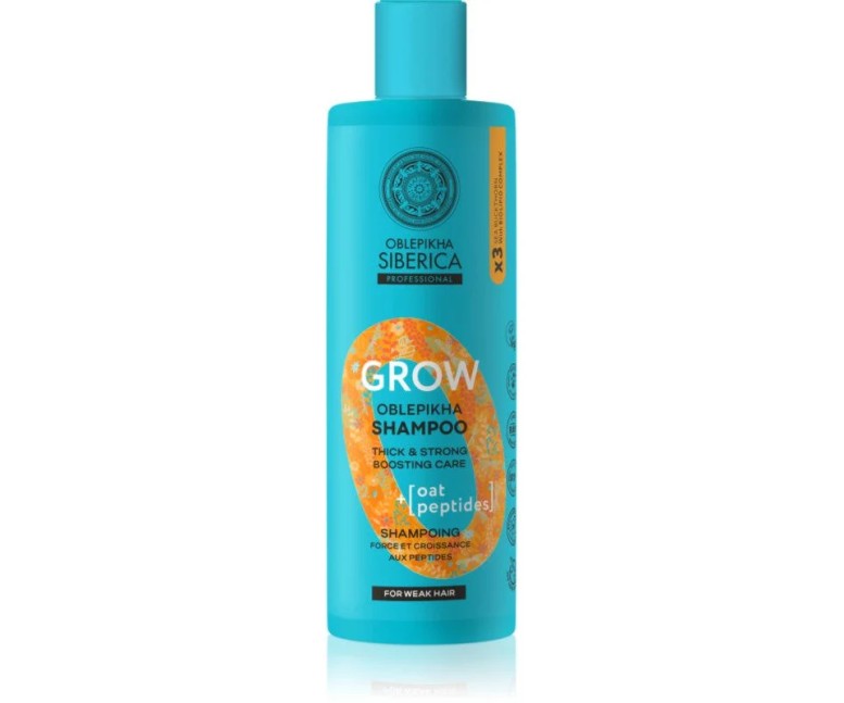 Oblepikha champú fortalecedor crecimiento 400 ml Natura Siberica