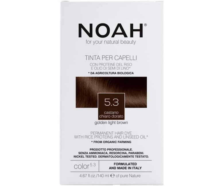 Tinte capilar castaño claro dorado 140 ml Noah