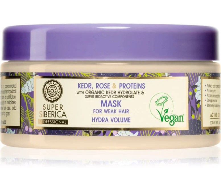 Super Sibérica mascarilla cabello débil 300 ml Natura Siberica
