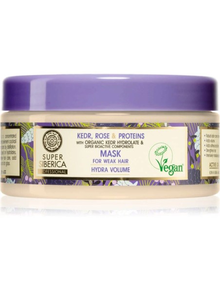 Super Sibérica mascarilla cabello débil 300 ml Natura Siberica