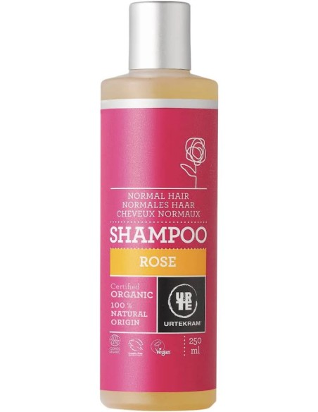 Champú rosas cabello normal eco vegan 250 ml Urtekram