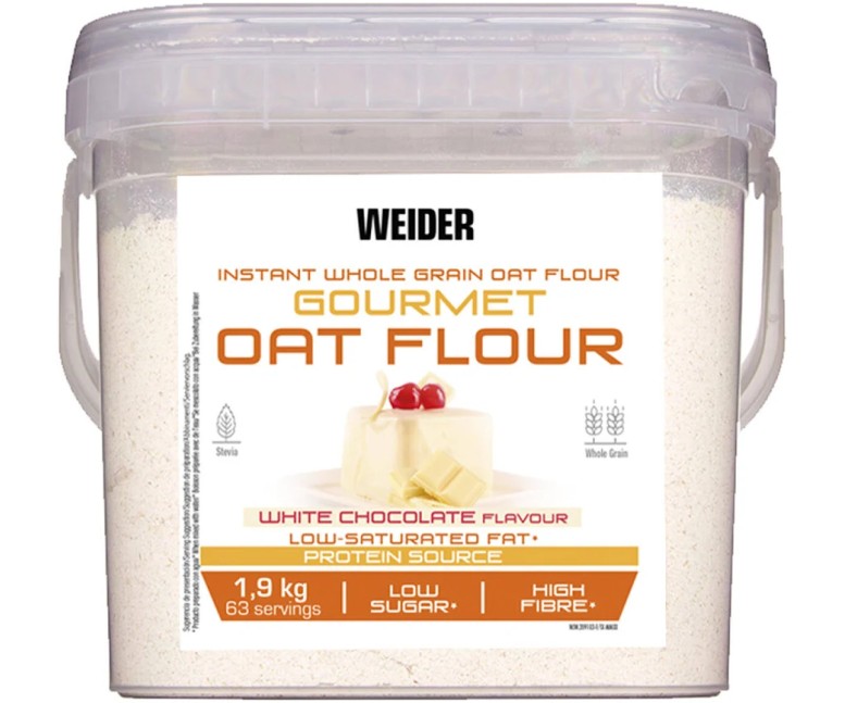 Weider harina de avena chocolate blanco 1,9 kg Weider