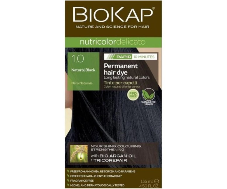 Biokap rapid negro natural tubo 1,0 tubo - 140 ml Biokap