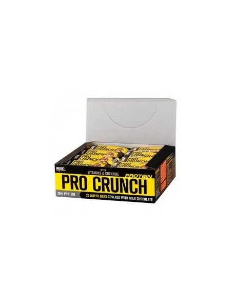 Pro Crunch barrita proteína 36% avellana 32 uds - 35 gr Best Protein