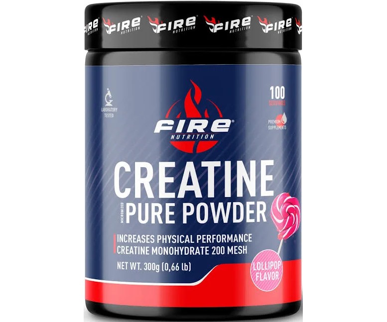 Pure creatina powder piruleta 300 gr Fire
