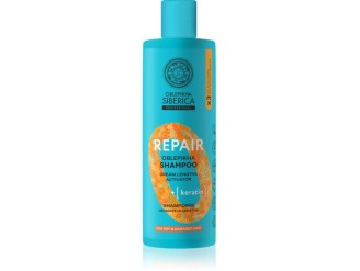 Oblepikha champú reparador queratina