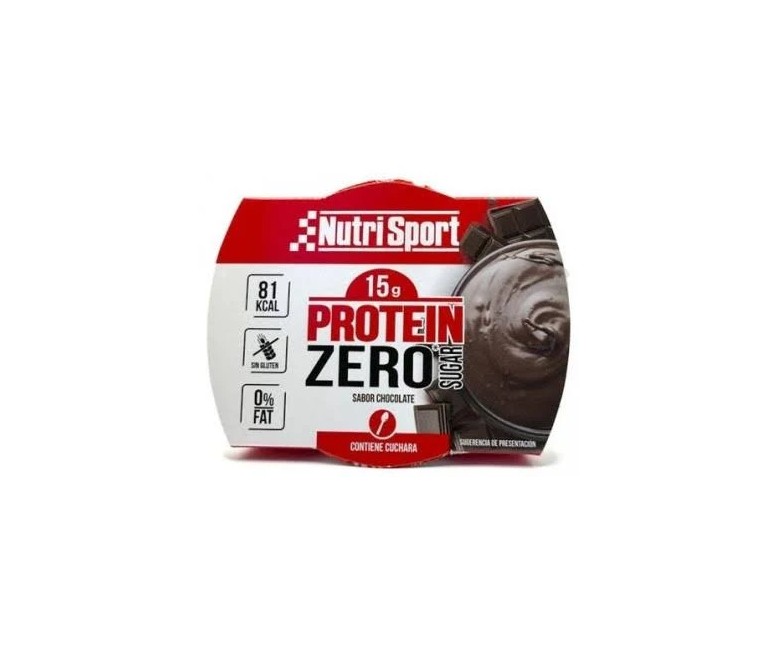 Pudding proteína zero chocolate 12 tab - 135 gr Nutrisport
