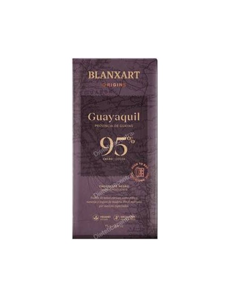 Chocolate negro 95% Guayaquil eco 75 gr Blanxart