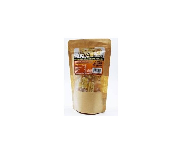 Caramelo de jengibre limón 100 gr Lavva