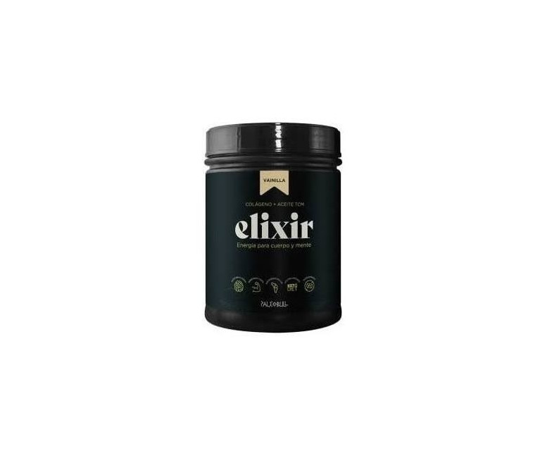 Paleobull elíxir colágeno+aceite tcm vainilla 450 gr Paleobull