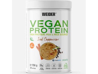 Weider vegan proteína capuccino iced