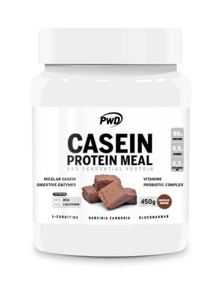 Casein proteína meal brownie 450 gr Pwd