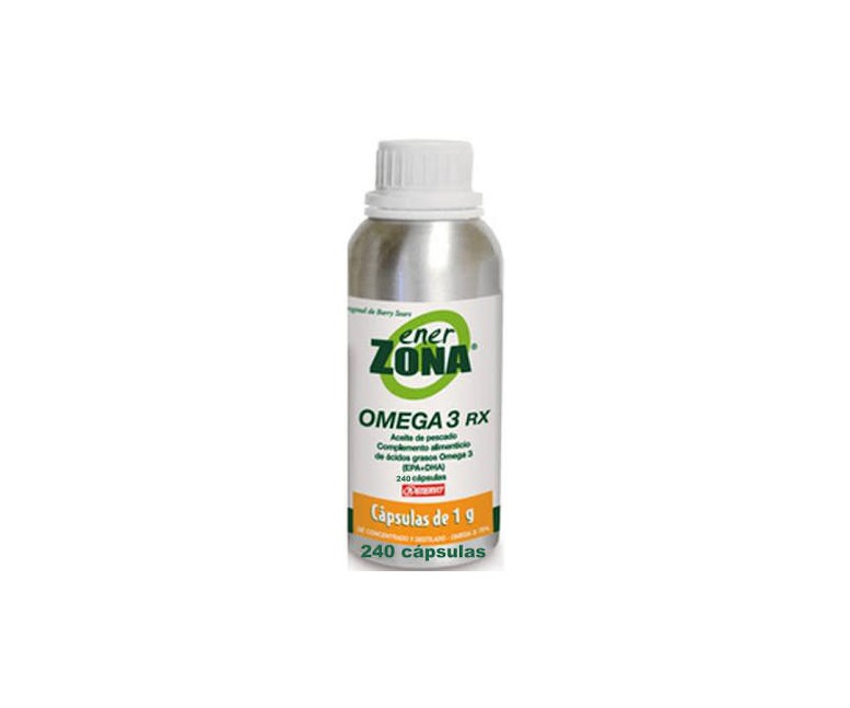 Enerzona Omega 3 Rx 240 cap - 1 gr Ener Zona