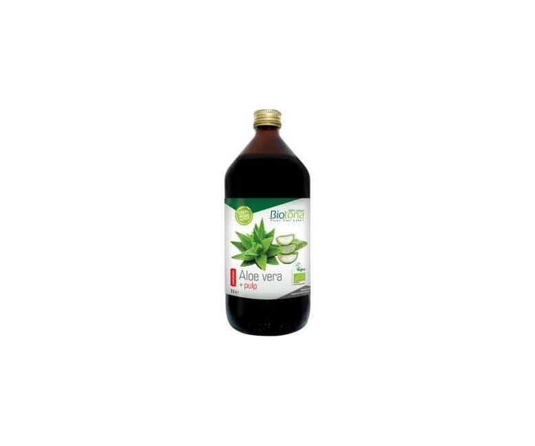 Aloe vera+pulpa jugo bio vegan 1 l Biotona