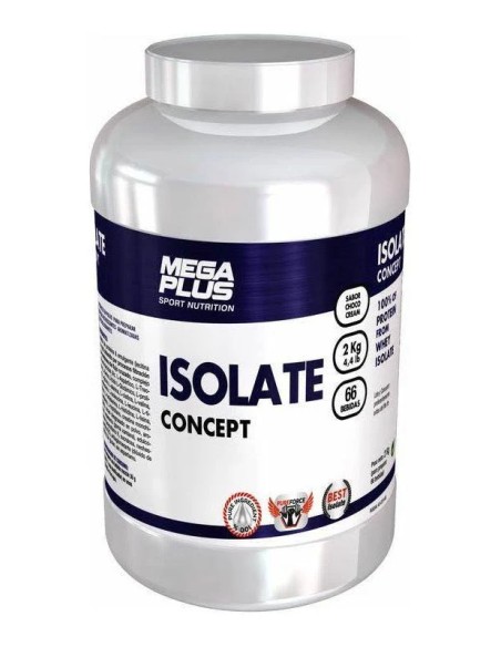 Isolate concept chocolate-plátano 1 kg Mega plus
