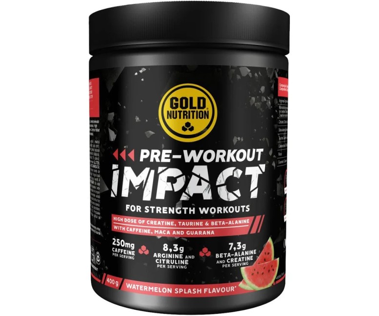 Pre-workout Impact Sandía 400 gr Gold Nutrition