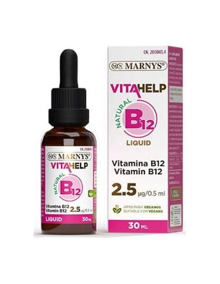 Vitamina B12 líquida - Marnys 30 ml Marnys