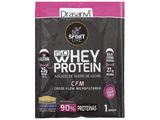 Whey proteína aislado yogur fresa sport live