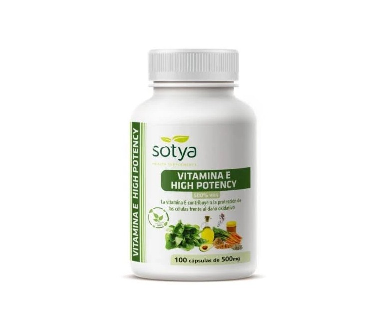 Vitamina E High Potency 100 cap Sotya