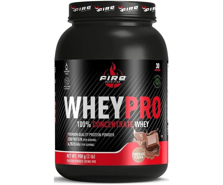 Wheypro concentrate chocolate 908 gr Fire