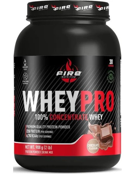 Wheypro concentrate chocolate 908 gr Fire