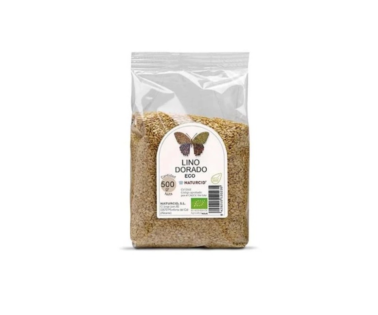 Semillas de lino dorado eco - naturcid 500 gr NATURCID