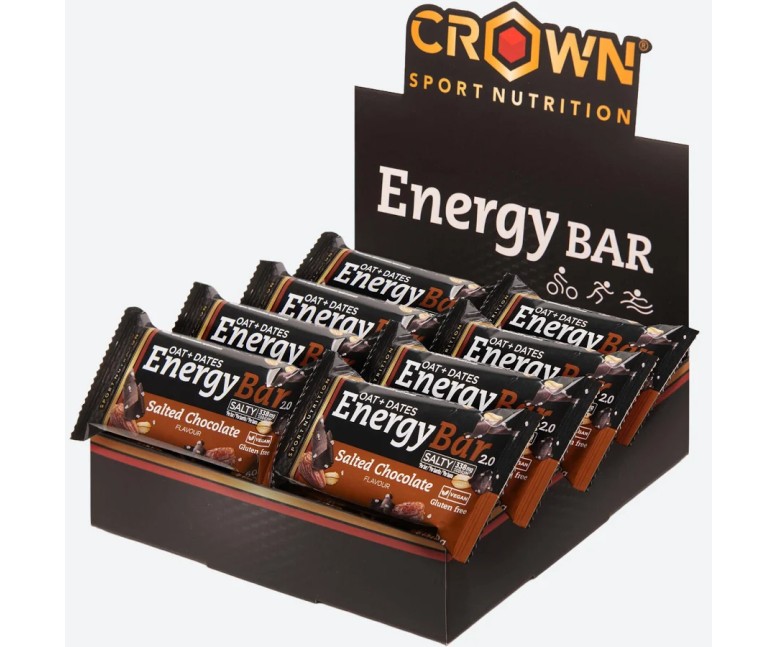 Energy bar salty choc choc salado 12 - 60 gr Crown Sport Nutrition