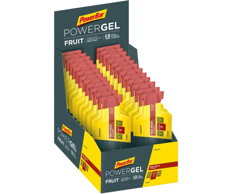 Powergel Strawberry/Banana Cajita 24 unid - 41 gr Power Bar