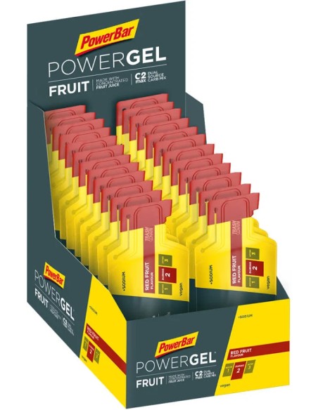 Powergel Strawberry/Banana Cajita 24 unid - 41 gr Power Bar