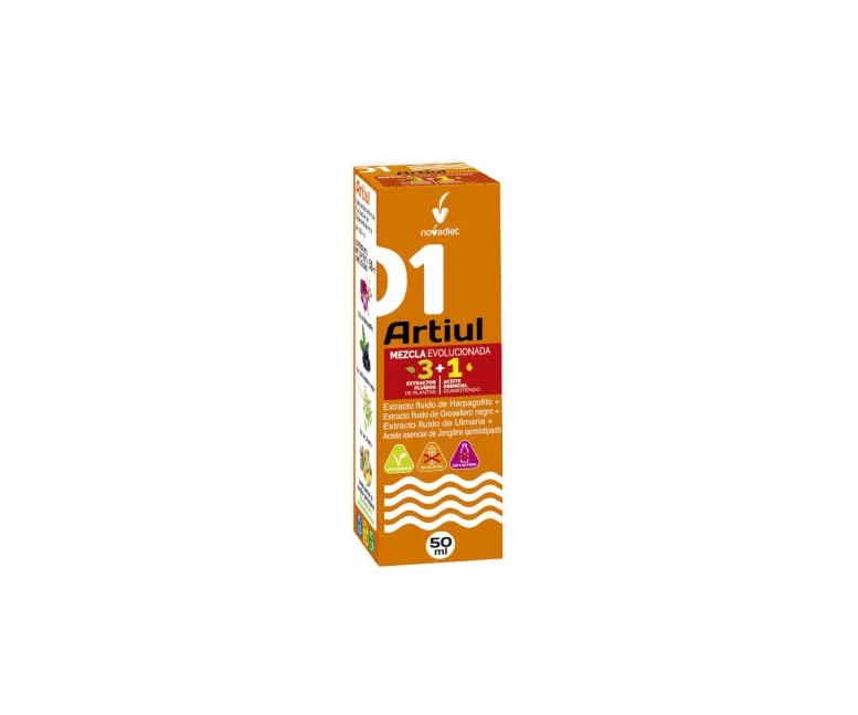 Artiul+aceite esencial jengibre mezcla evolucionada 50 ml Novadiet