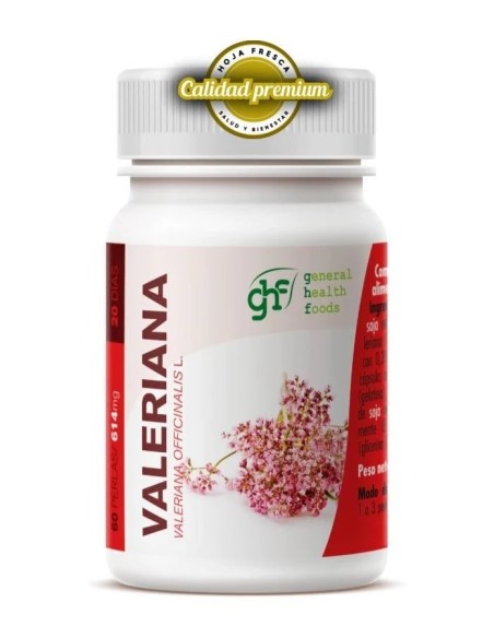 Valeriana 60 perlas - 440 mg Ghf