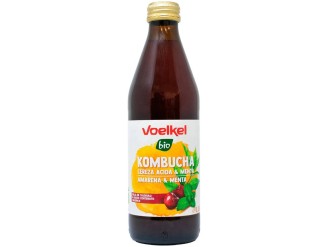 Kombucha cereza y menta bio