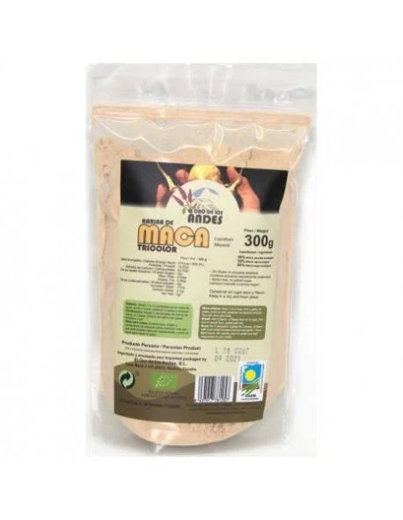 Maca tricolor superalimentos eco 300 gr El Oro de los Andes