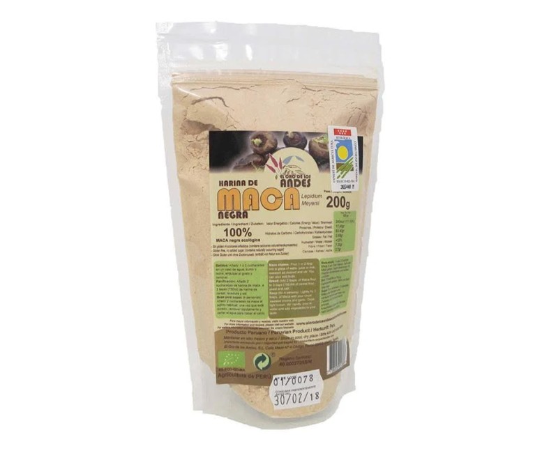Maca negra superalimentos eco 200 gr El Oro de los Andes