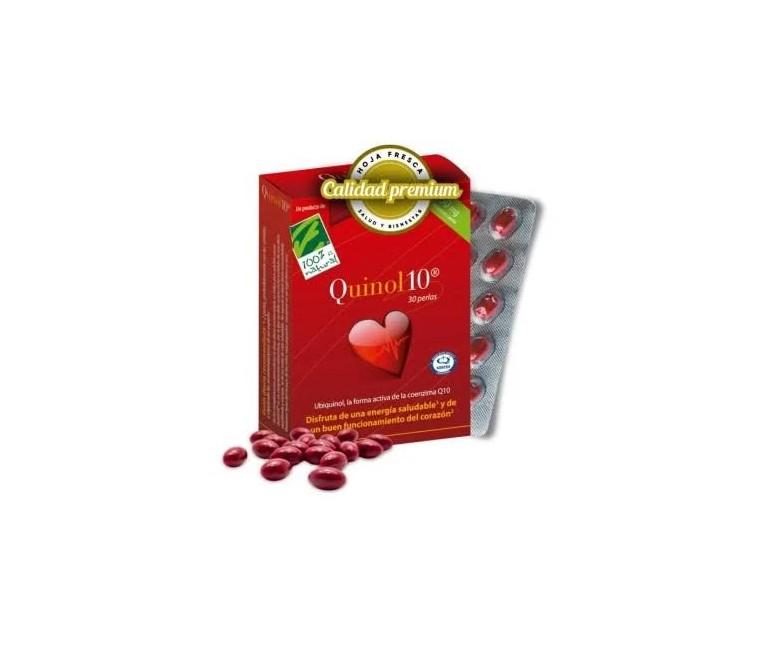 Quinol 30 perlas - 50 mg Cien por cien natural