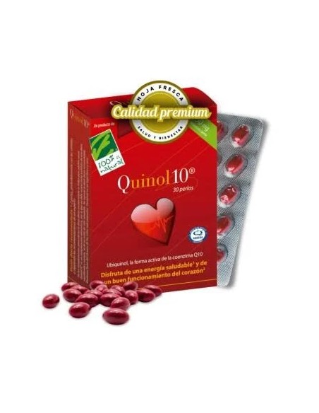 Quinol 30 perlas - 50 mg Cien por cien natural