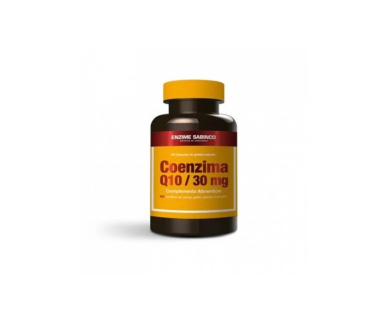 Coenzima Q10 - Enzime - Sabinco 60 perlas - 30 mg Enzime - Sabinco