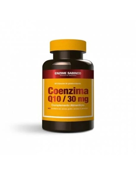 Coenzima Q10 - Enzime - Sabinco 60 perlas - 30 mg Enzime - Sabinco