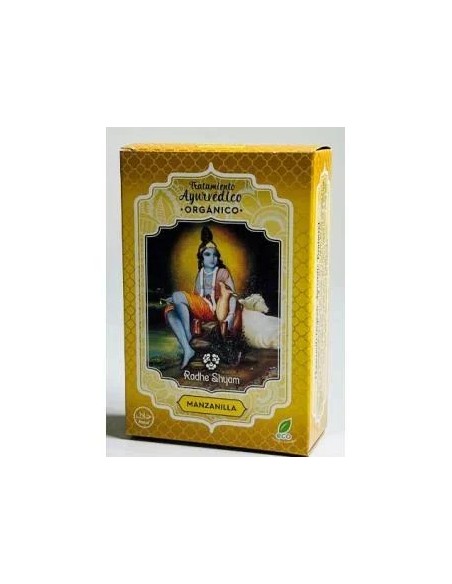 Tratamiento capilar ayurvédico manzanilla eco 100 gr Radhe shyam