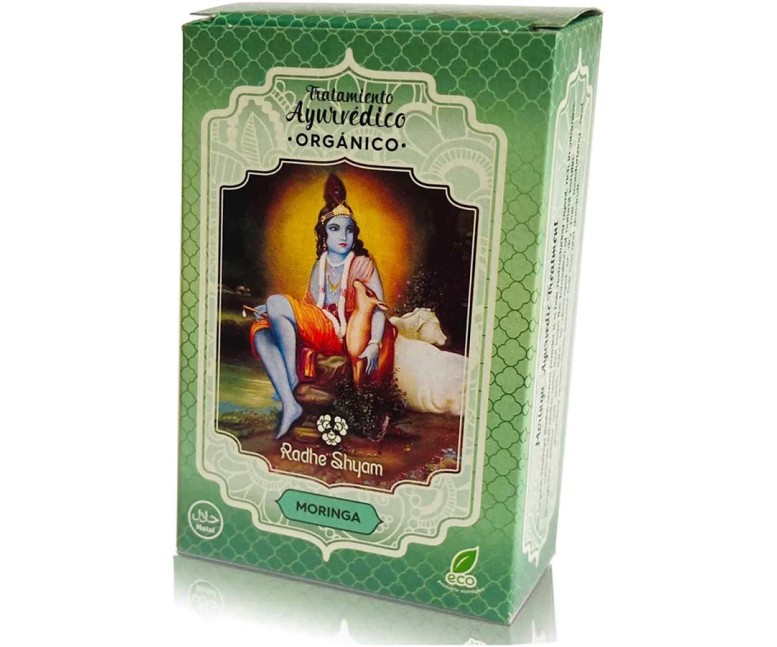Tratamiento capilar ayurvédico moringa eco 100 gr Radhe shyam