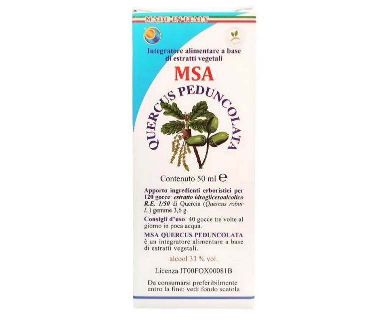 Msa Quercus peduncolata yemas (roble) 50 ml HERBOPLANET