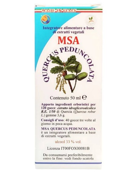 Msa Quercus peduncolata yemas (roble) 50 ml HERBOPLANET