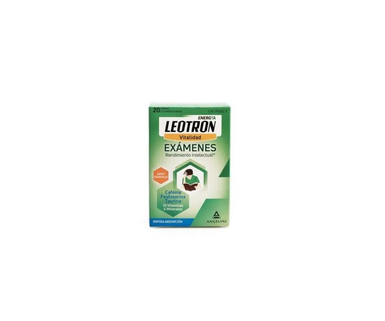 Leotron exámenes bucodispensables 20 sobres Leotron
