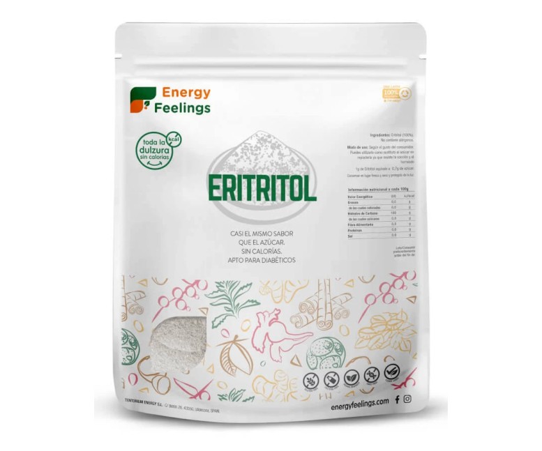 Eritritol polvo vegan sg 1 kg Energy Feelings