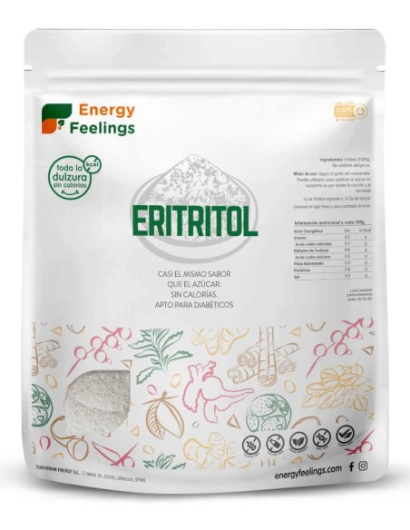 Eritritol polvo vegan sg 1 kg Energy Feelings