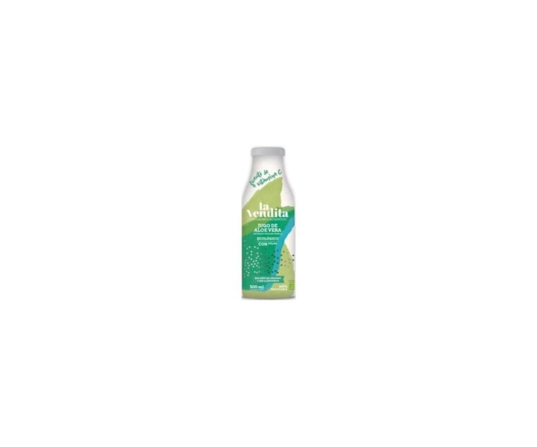 Jugo de aloe vera 100% con pulpa eco 500 ml La Vendita